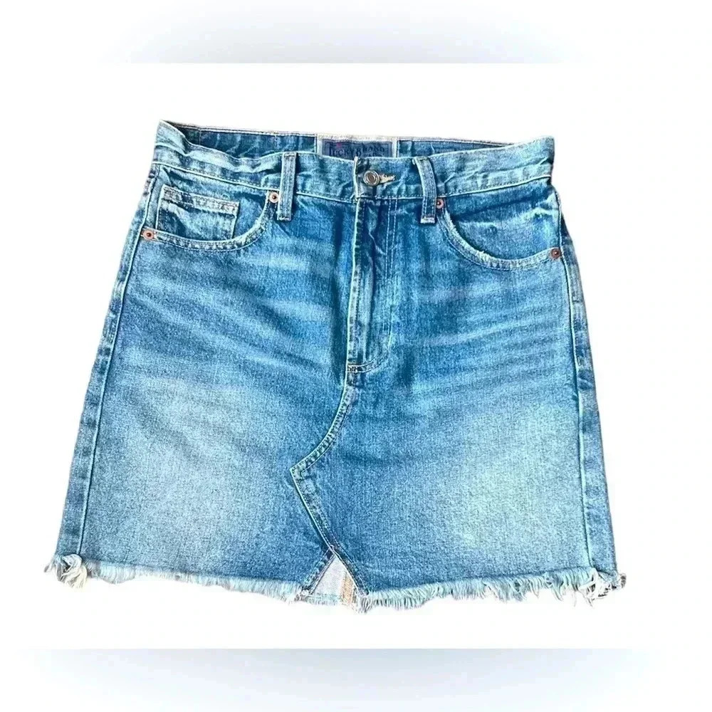 Lucky Brand Denim Mini skirt Sz 26